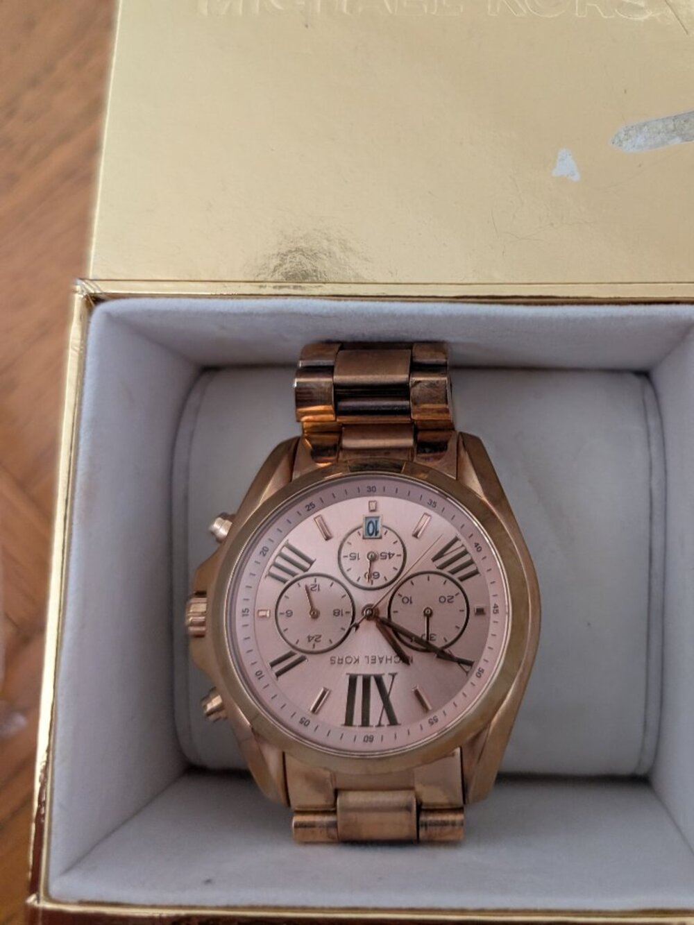 Michael kors rose gold watch